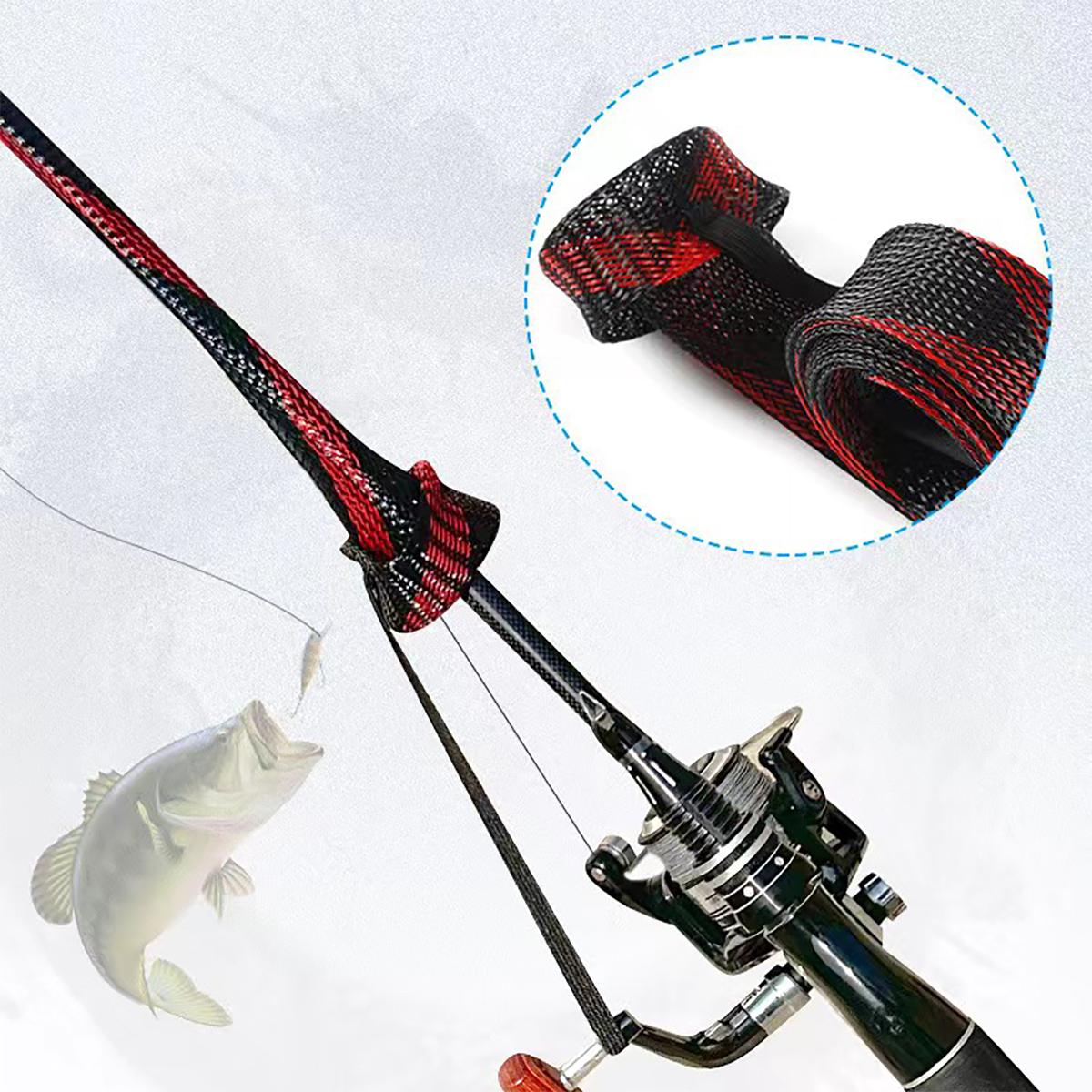 Fishing Rod Glove - Funda protectora de punto para caña