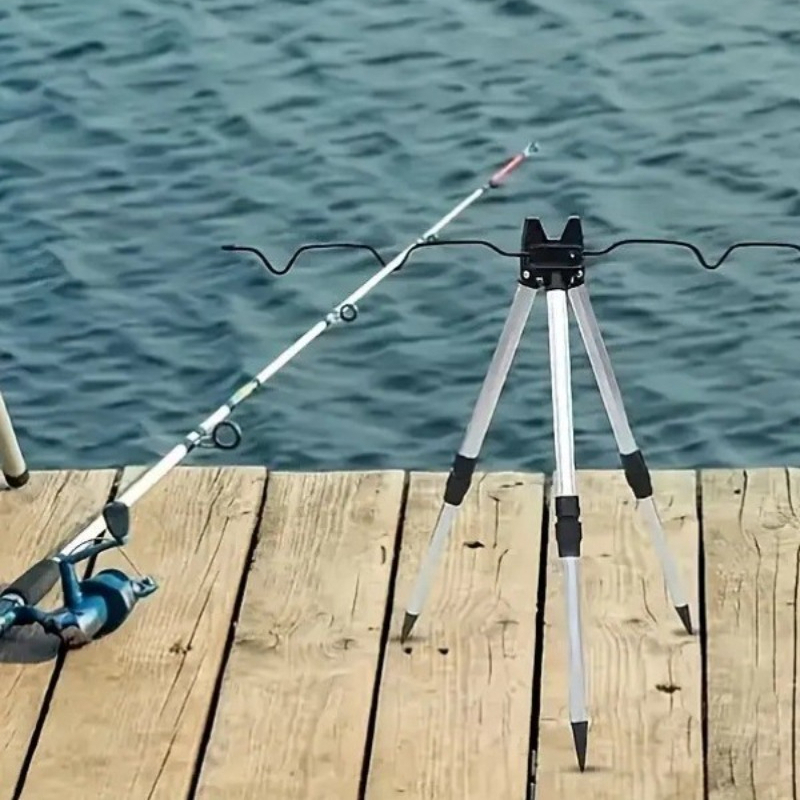 Telescopic Fishing Rod - 1 Juego de Soporte Triangular Telescópico