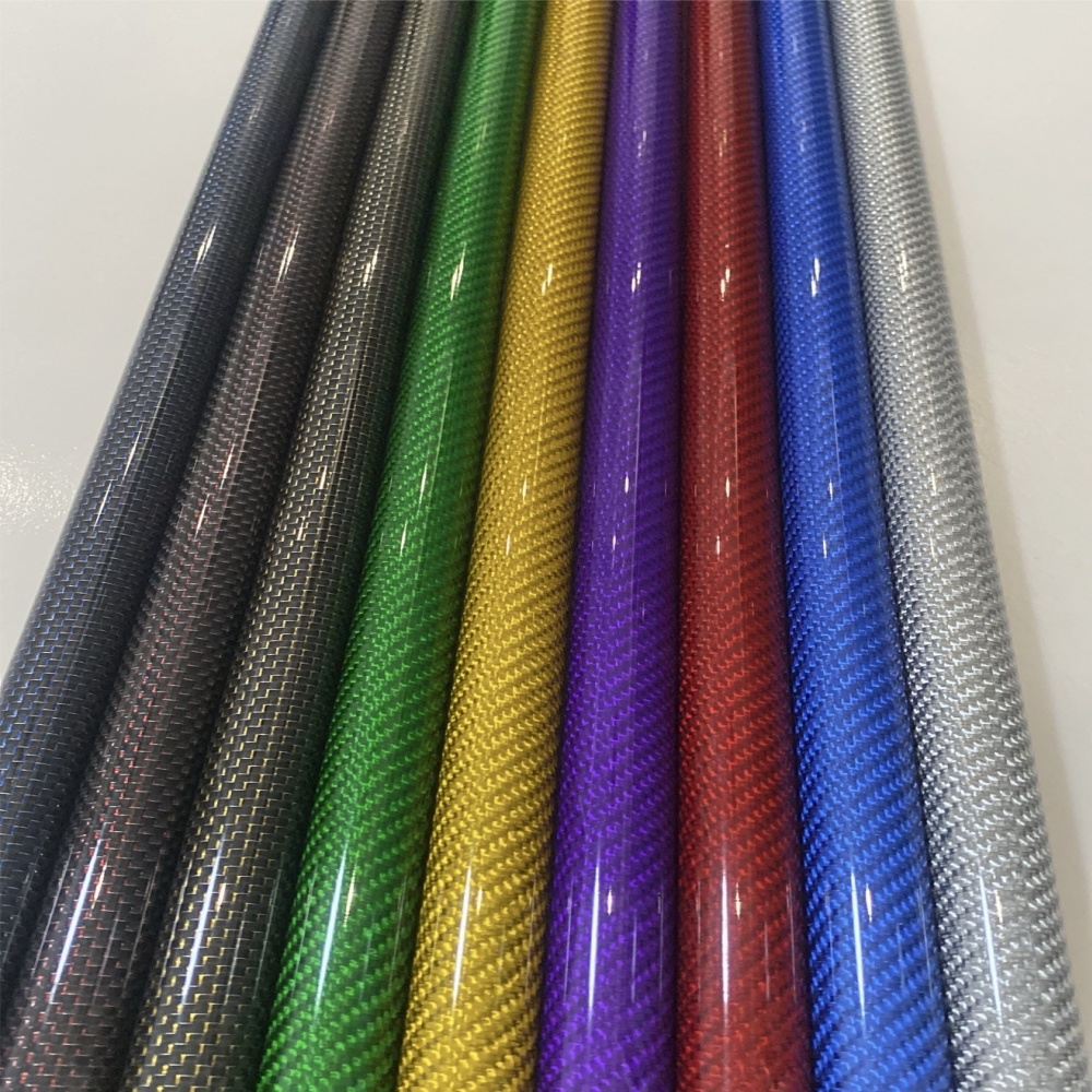 Carbon Fishing Rod - Tubo de fibra de carbono color
