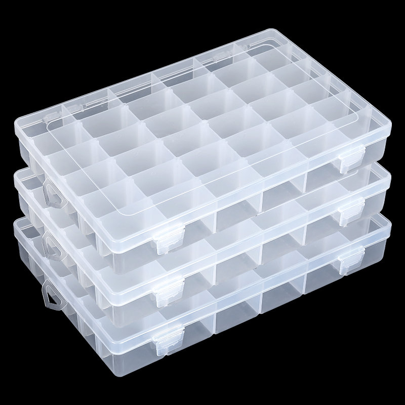 Fishing Equipment Organizer - Caja organizadora de plástico de 36