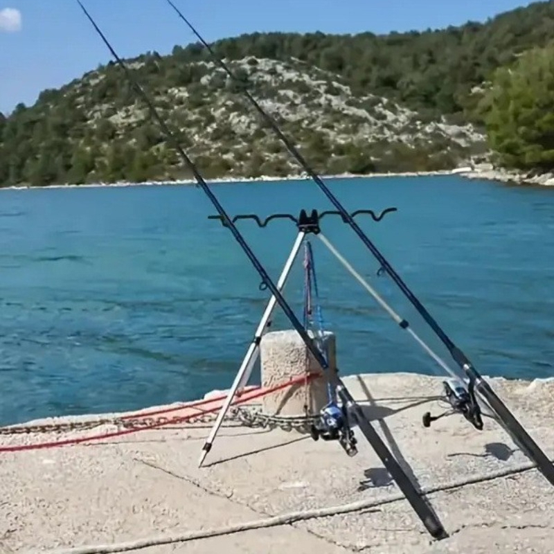 1 Juego de Soporte Triangular  - Telescopic Fishing Rod reseña y precio