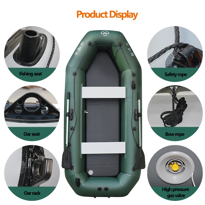 Bote inflable de PVC con cubie - Fishing Equipment Net reseña y precio