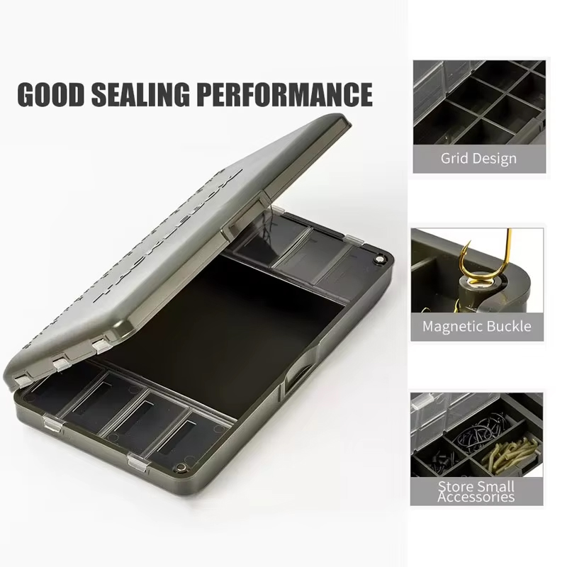 Caja de aparejos de PVC duro d - Fishing Equipment Organizer reseña y precio