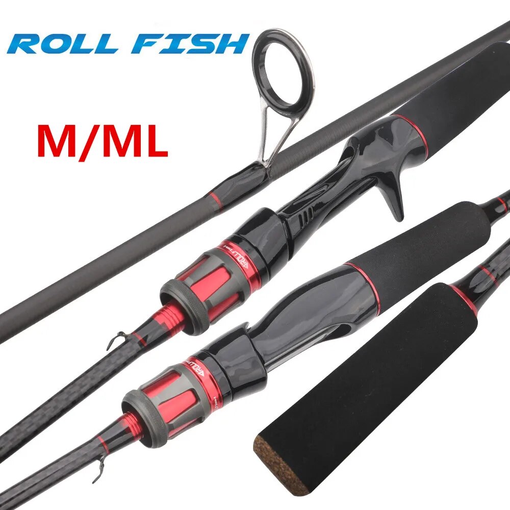 ROLLFISH-caña de pescar girato - Carbon Fishing Rod reseña y precio