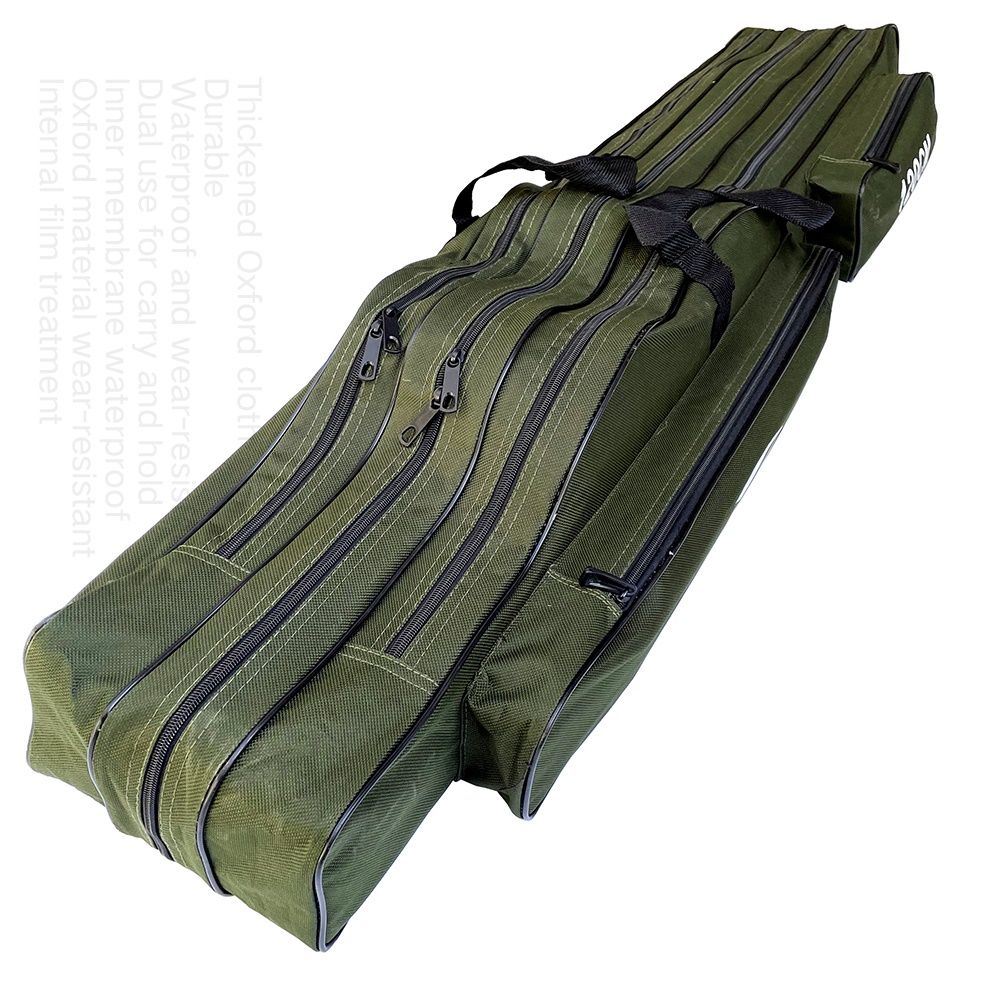 Bolsas de caña de pescar plega - Fishing Equipment Organizer reseña y precio