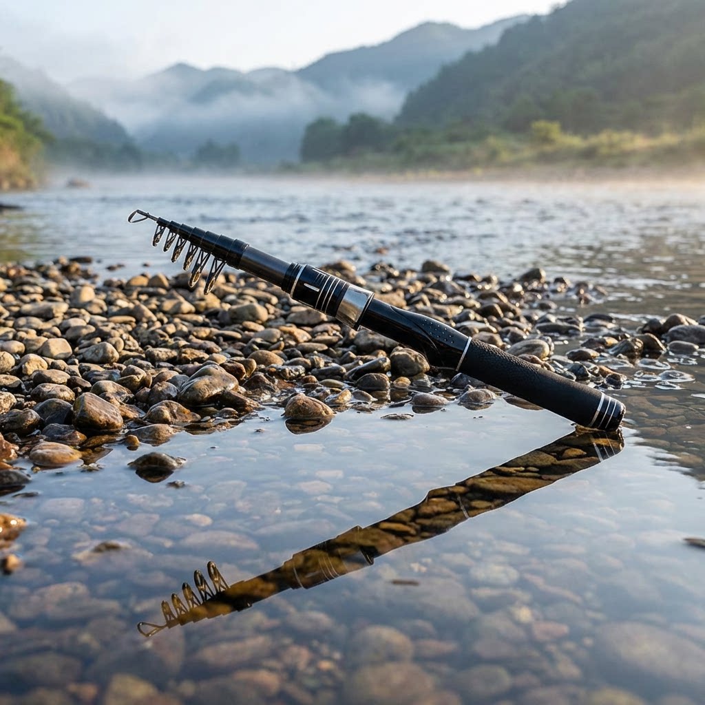Caña de pescar telescópica ult - Carbon Fishing Rod reseña y precio