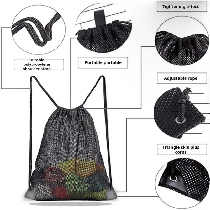 Mochila de malla con cuerda, b - Fishing Equipment Organizer reseña y precio
