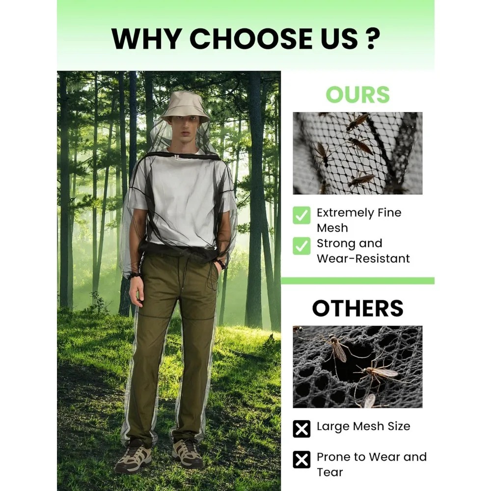 Traje de protección contra mos - Fishing Equipment Net reseña y precio