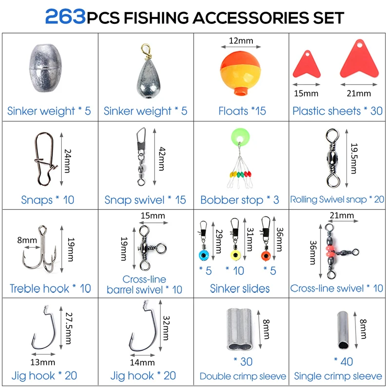Juego de accesorios de pesca a - Fishing Equipment Organizer reseña y precio