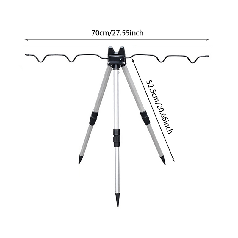 Soporte telescópico de aleació - Telescopic Fishing Rod reseña y precio