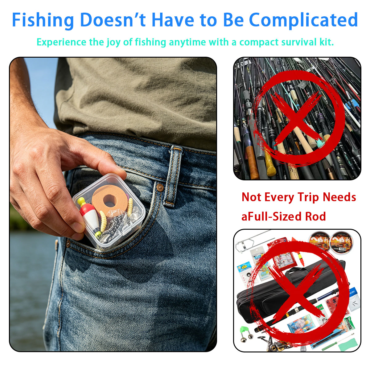 Juego de equipo de pesca de em - Fishing Equipment Organizer reseña y precio