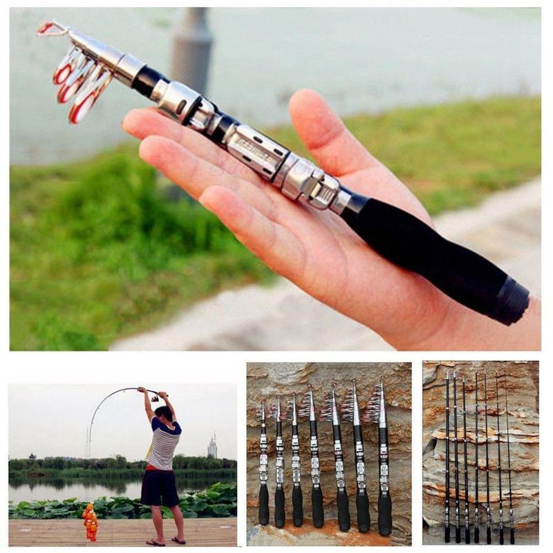 Caña de Pescar Telescópica Aju - Telescopic Fishing Rod reseña y precio