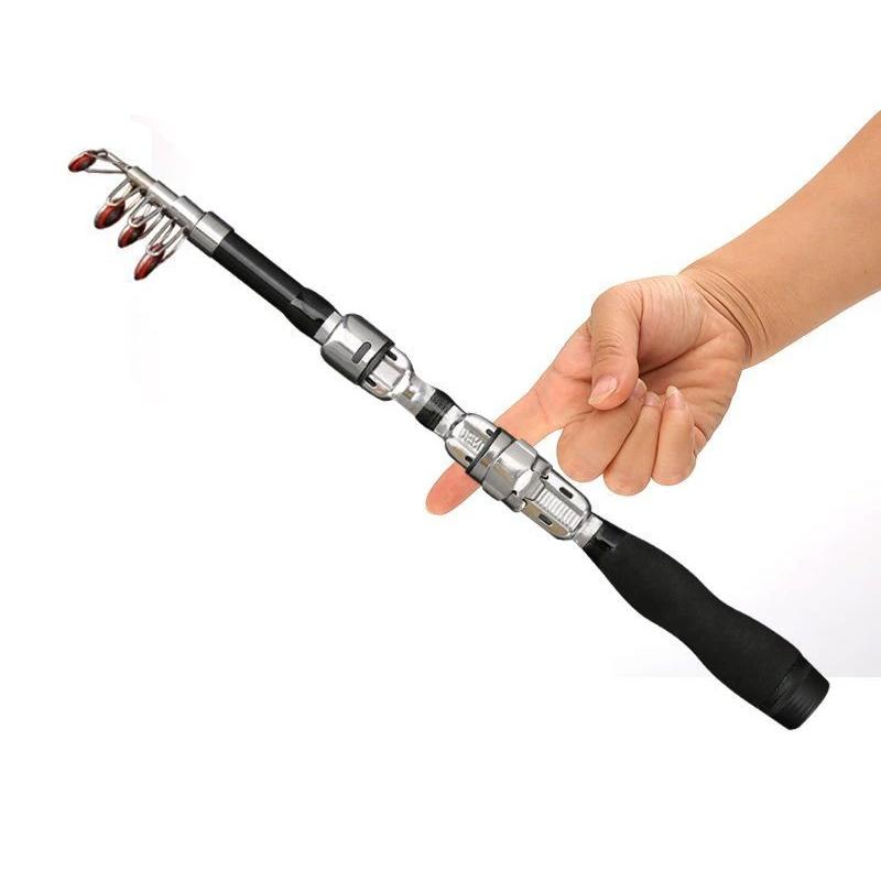 Caña de Pescar Telescópica Aju - Telescopic Fishing Rod reseña y precio