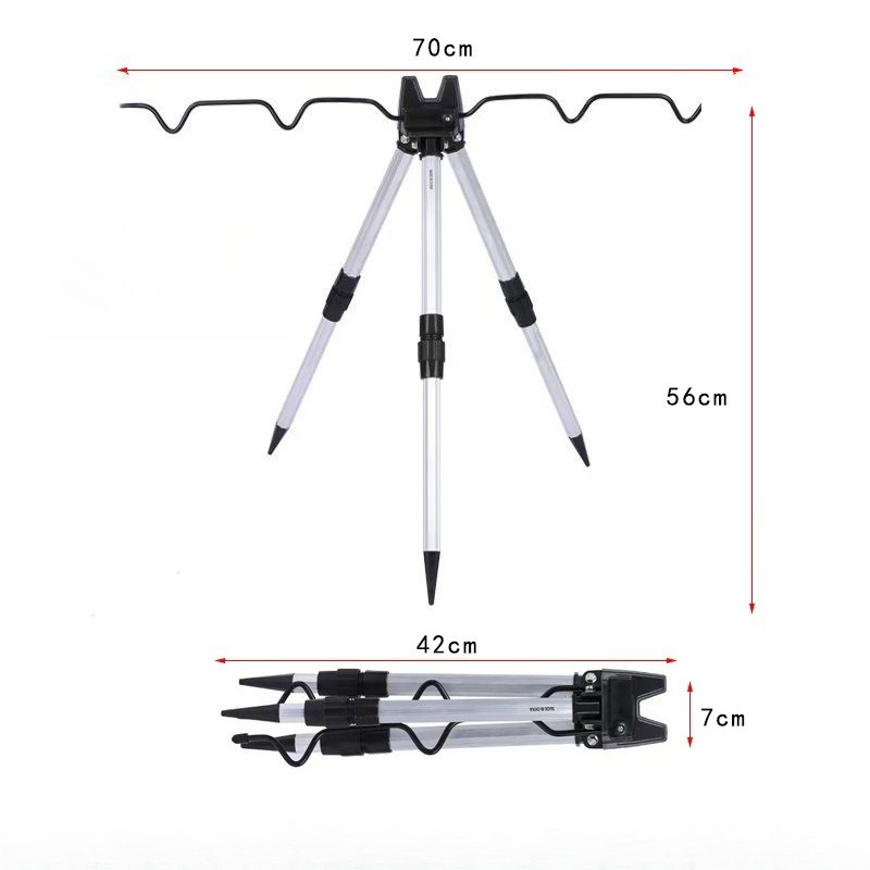 Soporte para Caña de Pescar, 1 - Telescopic Fishing Rod reseña y precio
