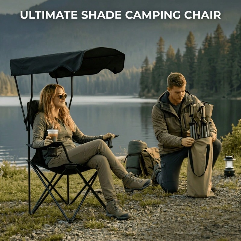 Silla de camping para exterior - Fishing Equipment Net reseña y precio