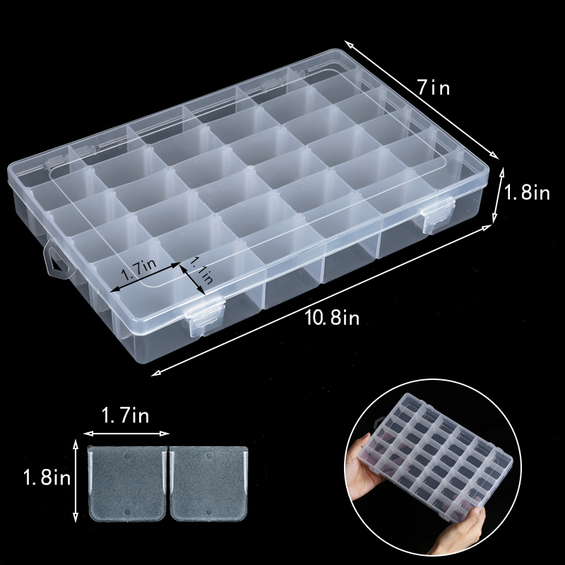 Caja organizadora de plástico  - Fishing Equipment Organizer reseña y precio