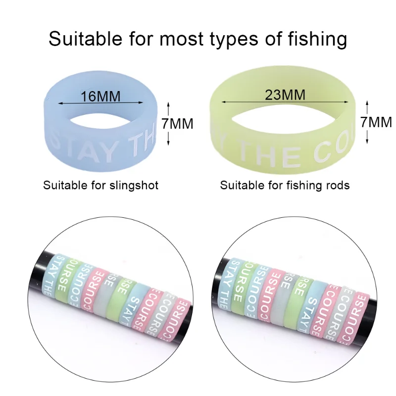 20 unidades de banda de goma d - Fishing Rod Glove reseña y precio
